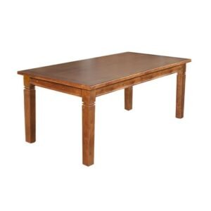 Mesa de Jantar Retangular 180x80cm Rústica Aurora Madeira Maciça